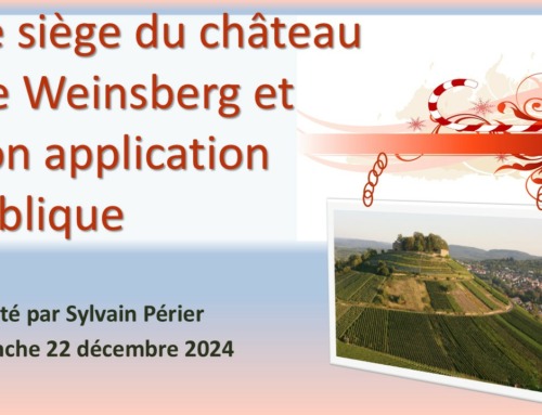 Le siège du château de Weinsberg et son application biblique –  Dimanche 22 décembre 2024.