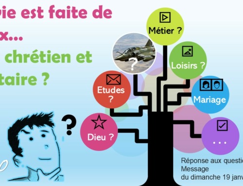 “La vie est faite de choix… Etre chrétien et militaire?” – Réponse aux questions du 19 janvier 2025.